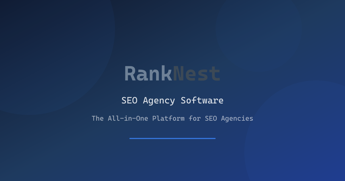 RankNest - SEO Software for Agencies preview